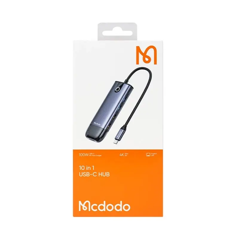 هاب 10 پورت USB-C مک دودو مدل HU-7420-2